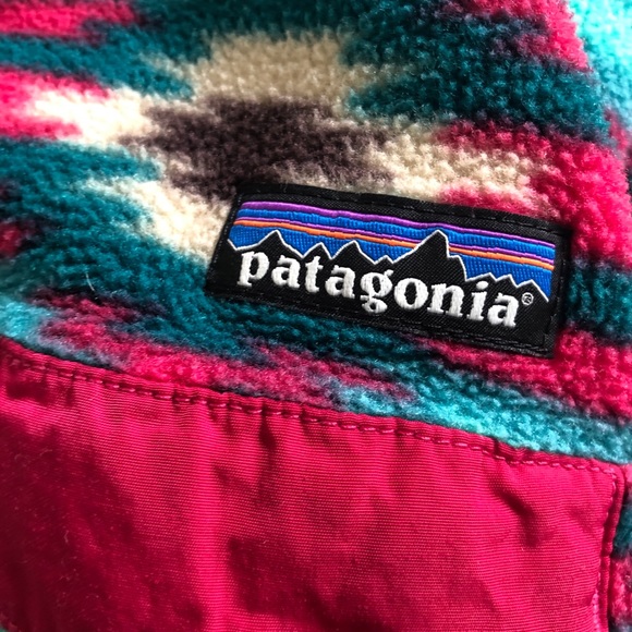 SOLD! Patagonia Wild Desert Aztec Synchilla Snap T - Picture 4 of 8